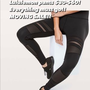 Lululemon pants $30-$60